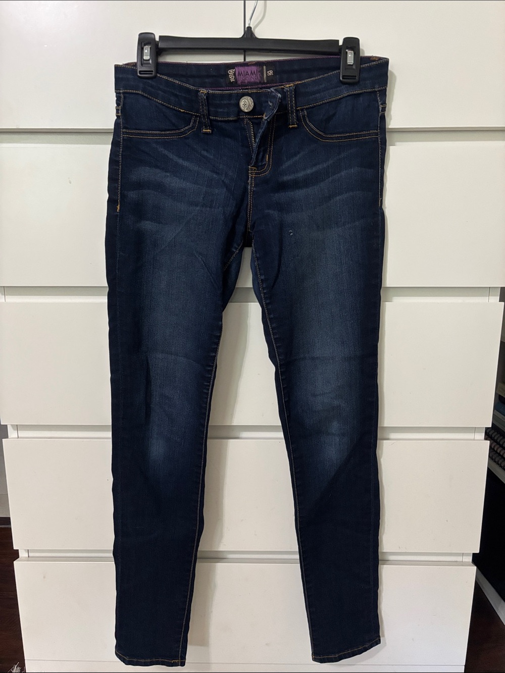 RSQ Women's Dark Indigo Skinny Jeans